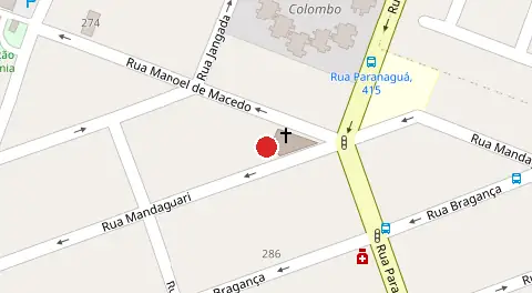 Mapa da localização