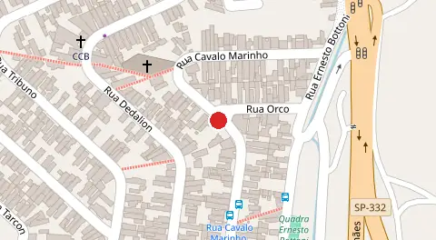 Mapa da localização