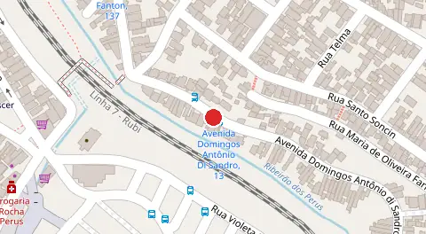 Mapa da localização