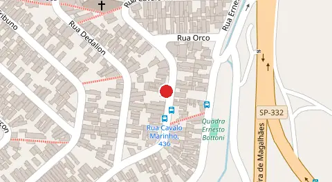 Mapa da localização