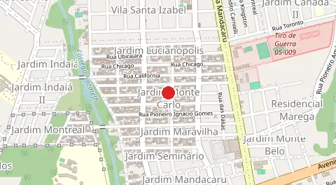 Mapa de Jardim Monte Carlo