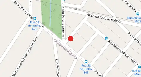Mapa da localização