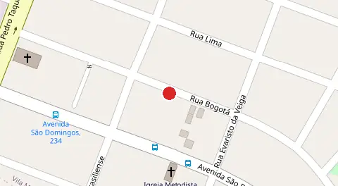 Mapa da localização