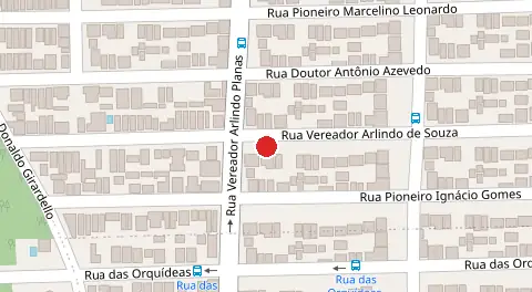Mapa da localização