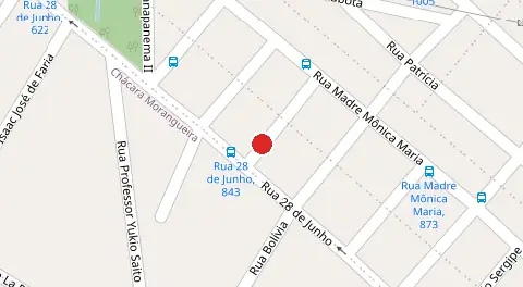 Mapa da localização