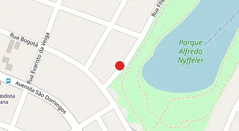 Mapa da localização