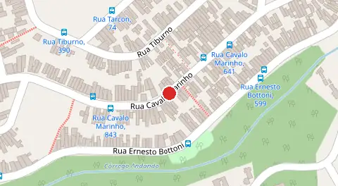 Mapa da localização
