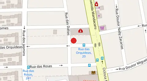 Mapa da localização