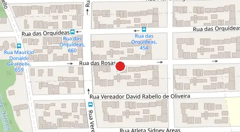 Mapa da localização