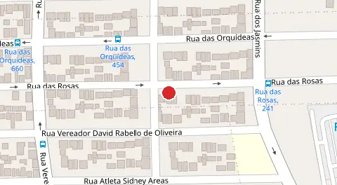 Mapa da localização