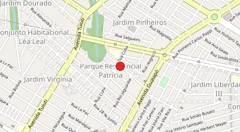 Mapa de Parque Residencial Patricia