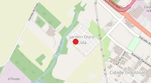 Mapa de Jardim Ouro Cola
