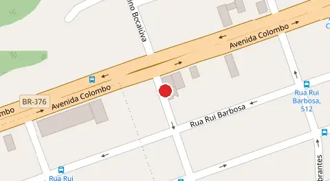 Mapa da localização