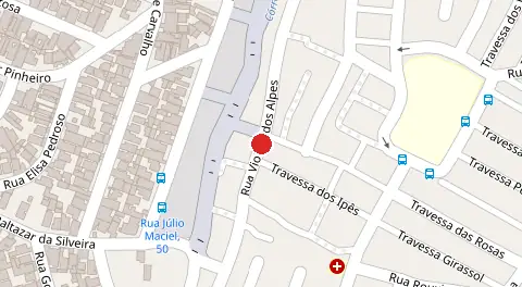 Mapa da localização