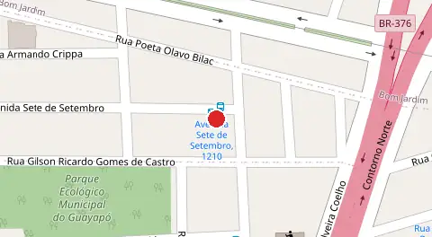 Mapa da localização