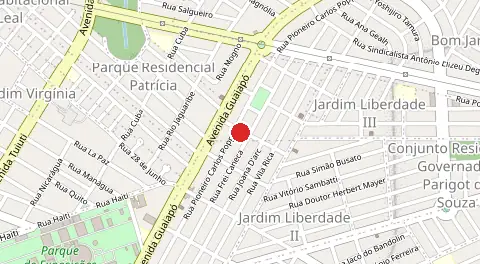 Mapa de Jardim da Glória