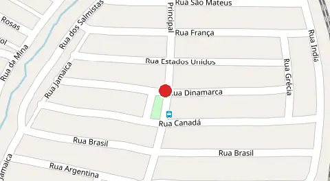 Mapa da localização