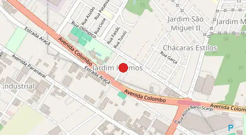 Mapa de Jardim Kosmos
