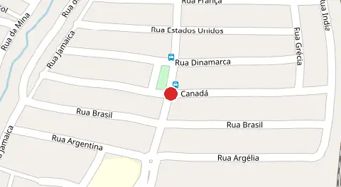 Mapa da localização