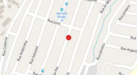 Mapa da localização