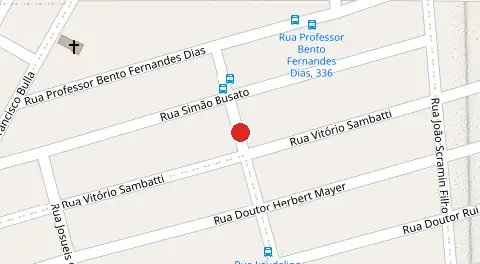 Mapa da localização