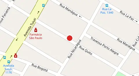 Mapa da localização