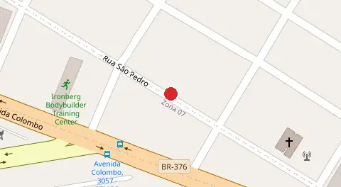 Mapa da localização
