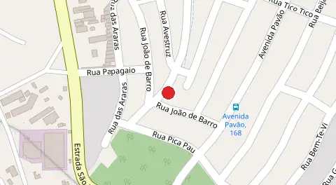 Mapa da localização