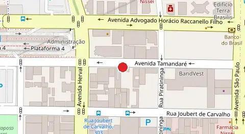Mapa da localização