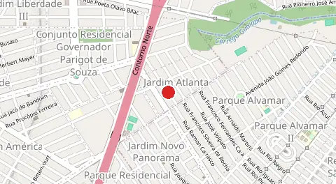 Mapa de Jardim Atlanta