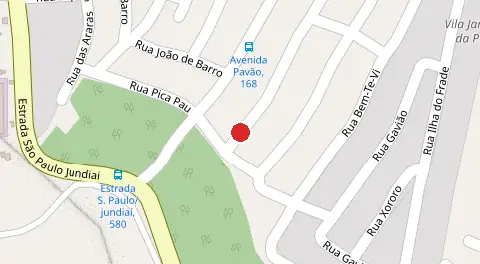 Mapa da localização