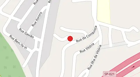 Mapa da localização