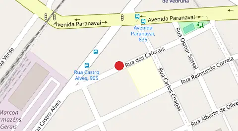 Mapa da localização