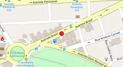 Mapa da localização