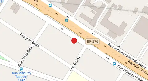 Mapa da localização