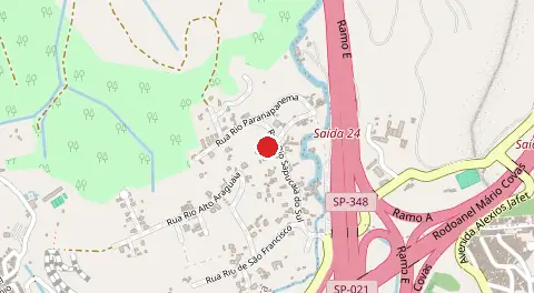 Mapa de Condomínio Chácara Jaragua