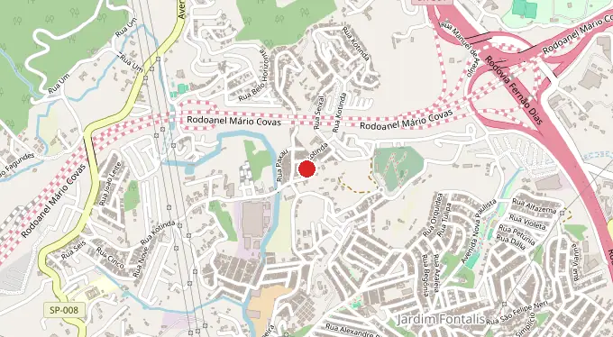 Mapa de Jardim Corisco