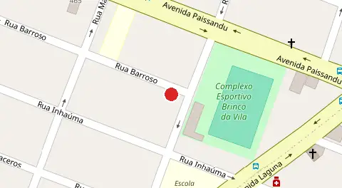 Mapa da localização