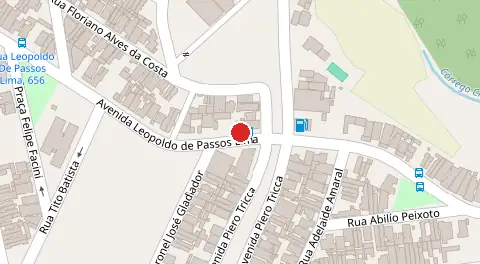 Mapa da localização