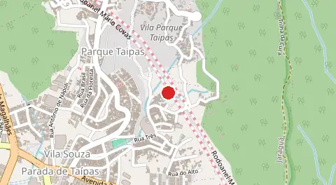 Mapa de Estância Jaragua Parque Taipas