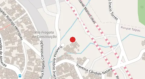 Mapa da localização