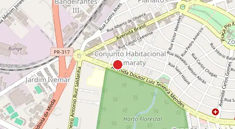 Mapa de Conjunto Residencial Itamaraty
