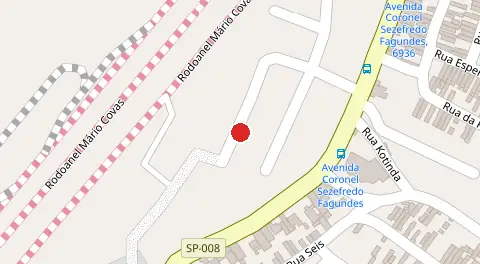 Mapa da localização