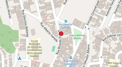 Mapa da localização