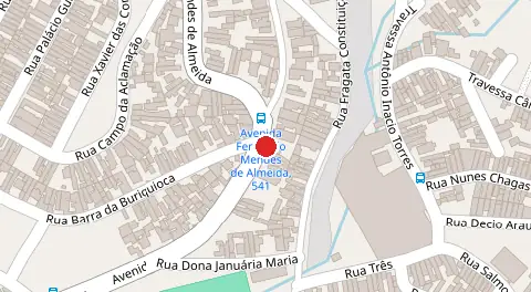 Mapa da localização