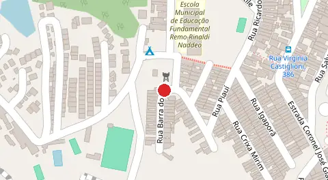 Mapa da localização