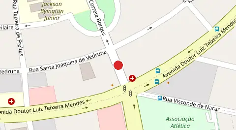 Mapa da localização