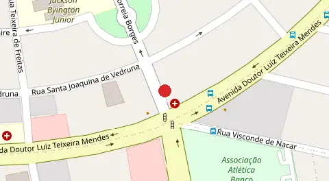 Mapa da localização