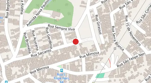 Mapa da localização