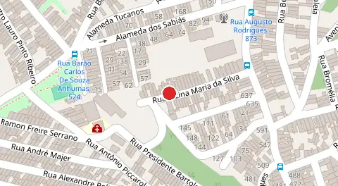 Mapa da localização